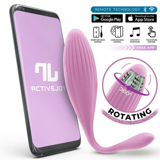 Huevo Vibrador con Bolas Internas con Rotación y APP USB INTOYOU APP SERIES