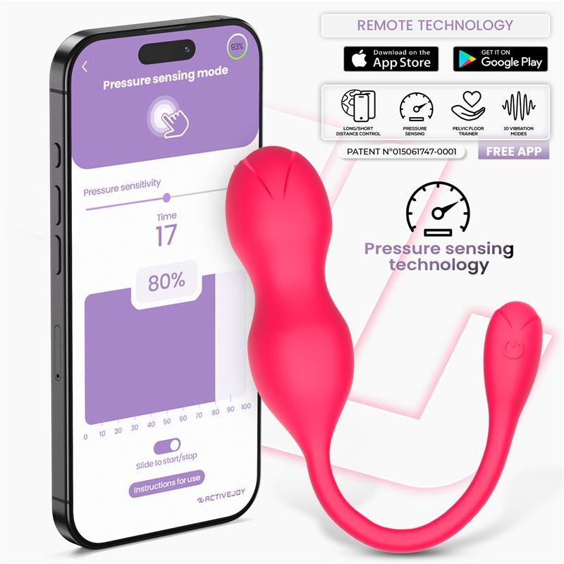 Entrenador de Suelo Pélvico con Sensor de Presión y App