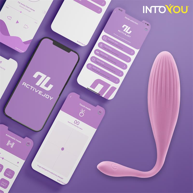 Huevo Vibrador con Bolas Internas con Rotación y APP USB INTOYOU APP SERIES