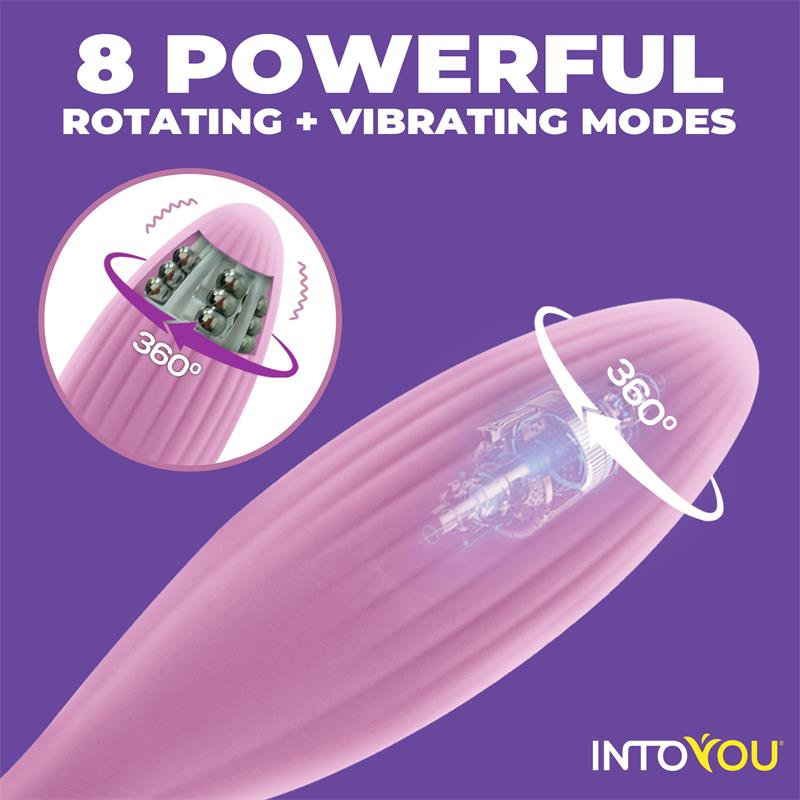 Huevo Vibrador con Bolas Internas con Rotación y APP USB INTOYOU APP SERIES