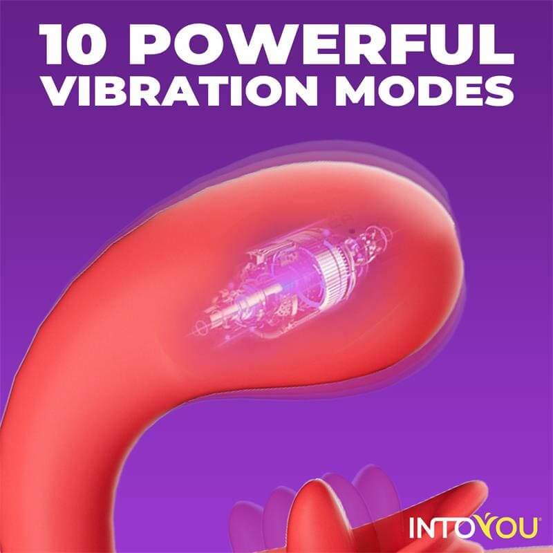 INTOYOU APP Series Rondy Estimulador Clítoris con 10 potentes modos de vibración, ideal para juegos eróticos de pareja y estimulación del punto G