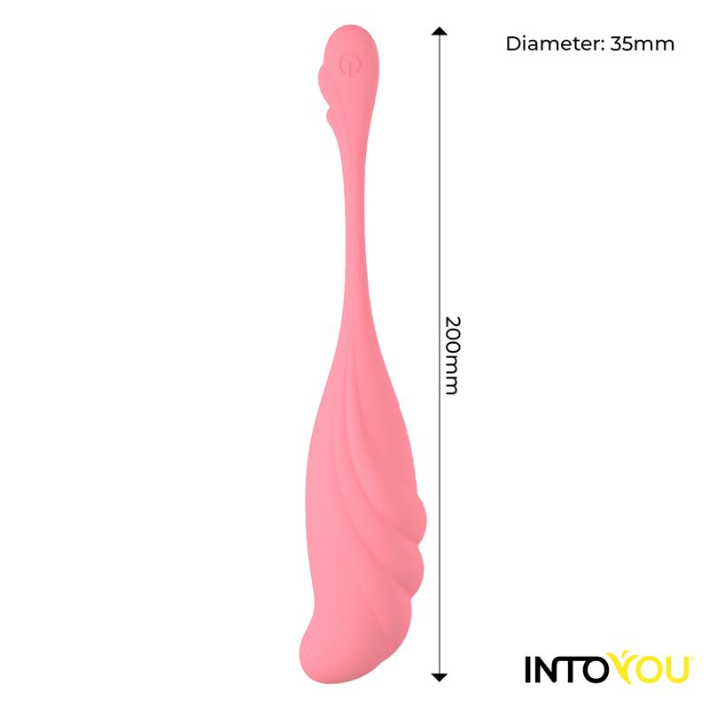 Huevo Vibrador con Movimiento Waving con APP USB INTOYOU APP SERIES