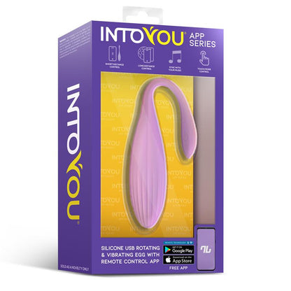 Huevo Vibrador con Bolas Internas con Rotación y APP USB INTOYOU APP SERIES