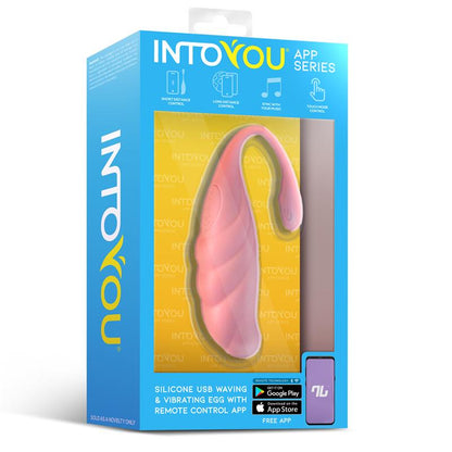 Huevo Vibrador con Movimiento Waving con APP USB INTOYOU APP SERIES