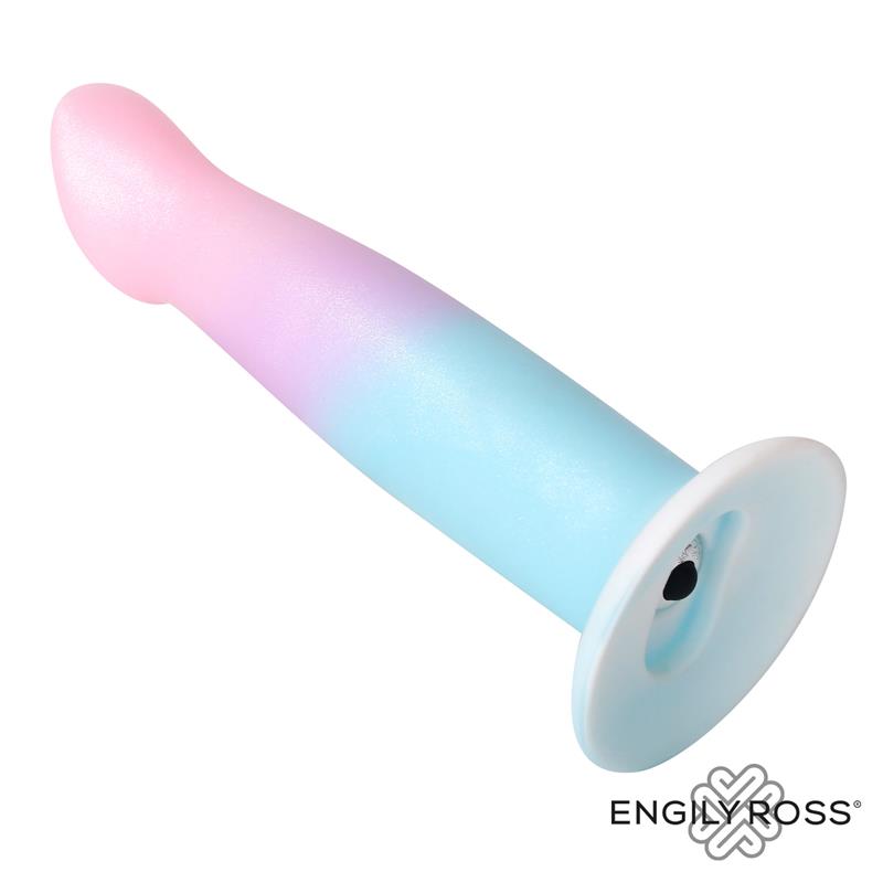 Dildo con Vibración y Ventosa Color Degradado 17 cm DILDOX BY ENGILY ROSS