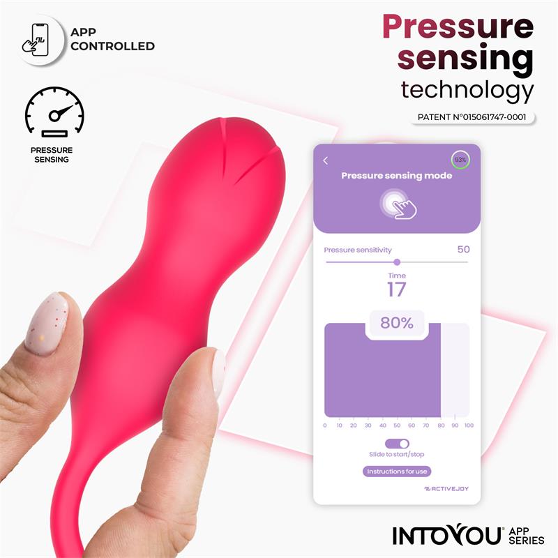 Entrenador de Suelo Pélvico con Sensor de Presión y App