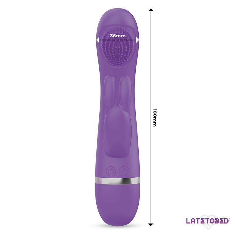 LATETOBED Tinka Vibrador Conejito con Movimiento Tickling