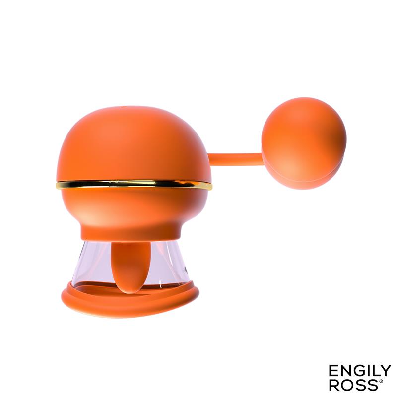 Estimulador Clítoris con Lengua Oscilante, Bomba de Vacio y Huevo con Up and Down ENGILY ROSS Lizer Pro