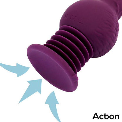 Vibrador Para mujer Con Potente Ventosa ACTION Booster con Thrusting Ultra Jet Thruster