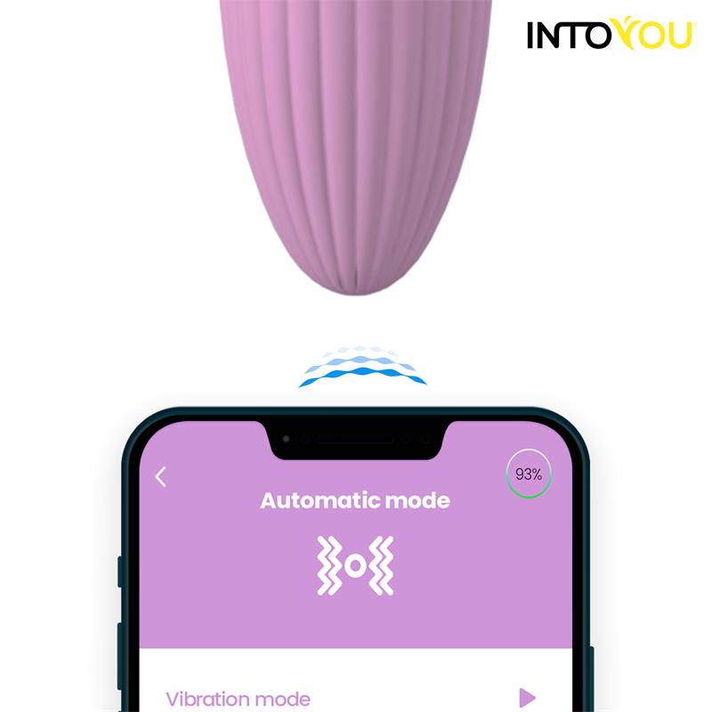 Huevo Vibrador con Bolas Internas con Rotación y APP USB INTOYOU APP SERIES