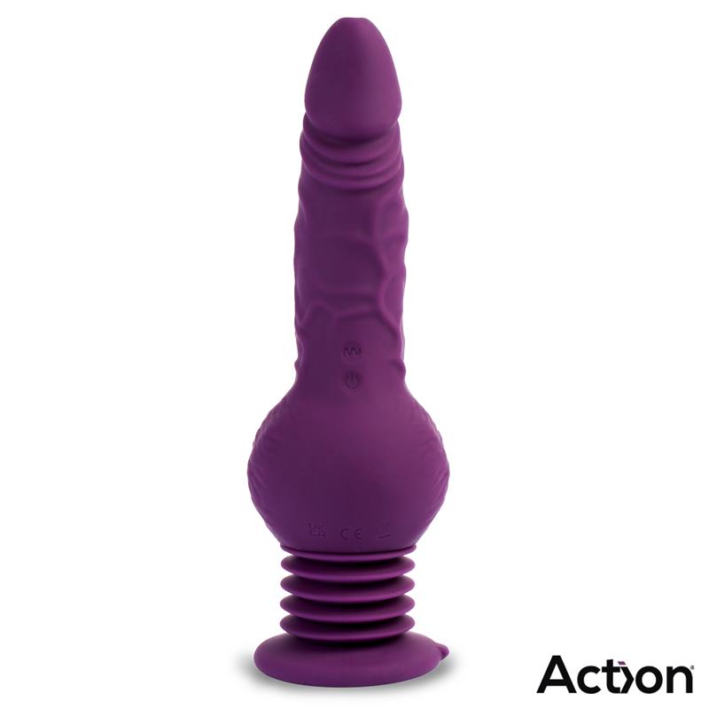 Vibrador Para mujer Con Potente Ventosa ACTION Booster con Thrusting Ultra Jet Thruster