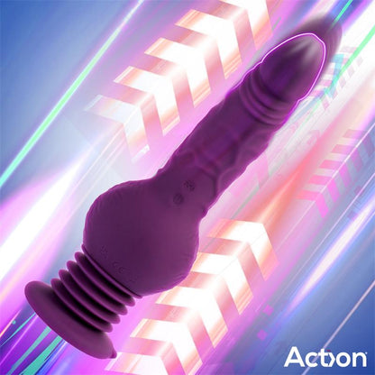 Vibrador Para mujer Con Potente Ventosa ACTION Booster con Thrusting Ultra Jet Thruster