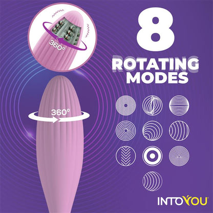 Huevo Vibrador con Bolas Internas con Rotación y APP USB INTOYOU APP SERIES