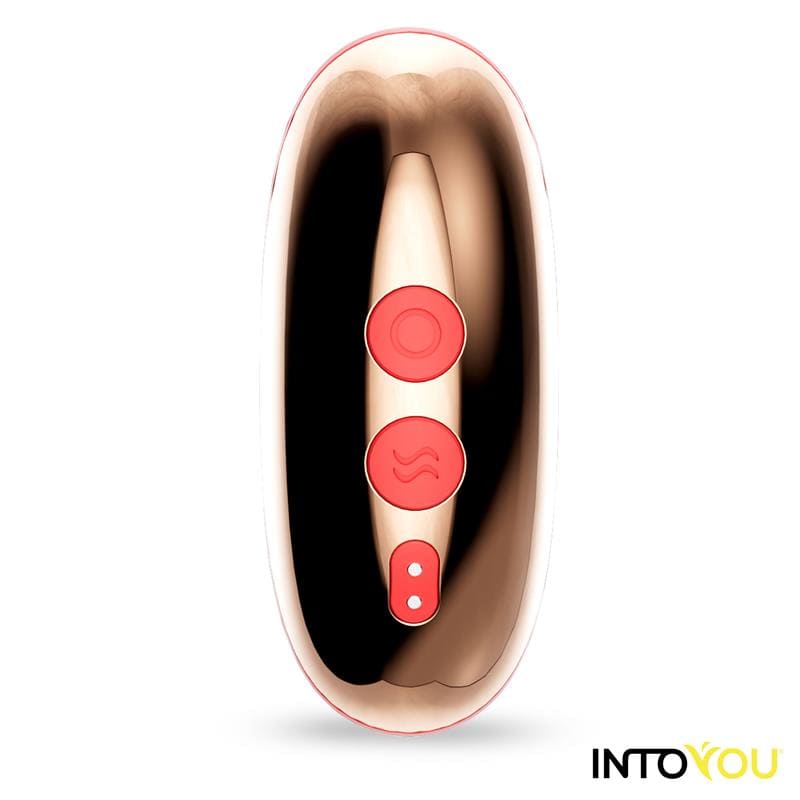 Estimulador clítoris con vibración y lengua Intoyou App Series Rondy, diseño sofisticado para juegos eróticos en pareja y punto g.