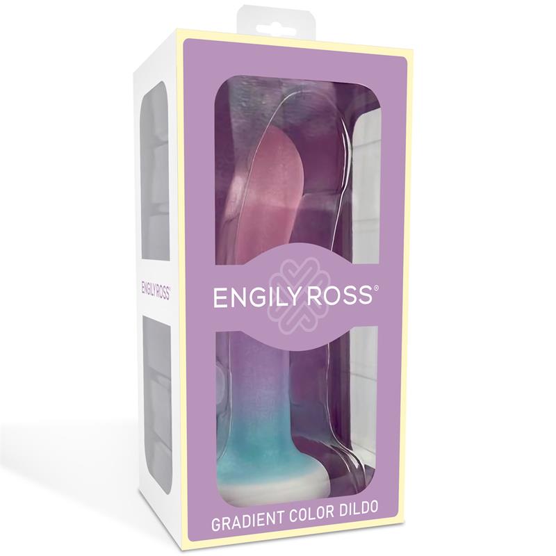 DILDOX BY ENGILY ROSS Dildo con Ventosa Color Degrado 13.6 cm