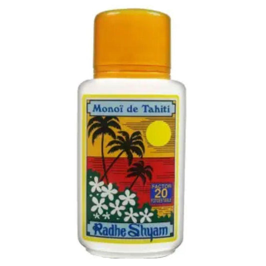 Aceite Protector Solar Monoi de Tahiti SPF20 150ml Radhe Shyam - Quarto Secret
