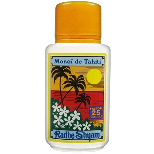 Aceite Protector Solar Monoi de Tahiti SPF25 Vegan 150ml Radhe Shyam - Quarto Secret
