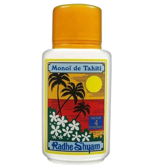 Aceite Protector Solar Monoi de Tahiti SPF4 150ml Radhe Shyam - Quarto Secret