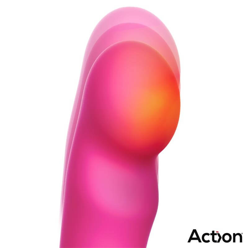 ACTION ENLES Vibrador Con BEATING BALL, THRUSTING Y FUNCIÓN DE CALOR - Estimulación Clítoris y Punto G