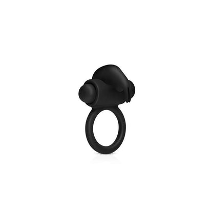 Anillo Para El Pene Con Vibración Conejito - NEGRO EASYTOYS