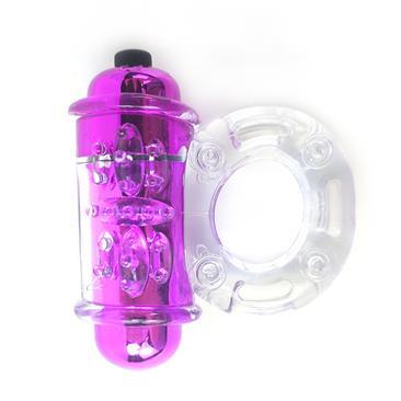 Anillo Para El Pene Con Vibración Rosa A - GUSTO