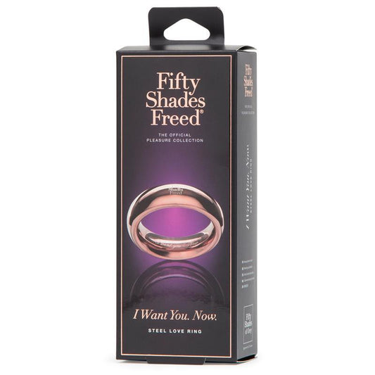 Anillo Para El Pene De Acero FIFTY SHADES FREED I WANT YOU NOW