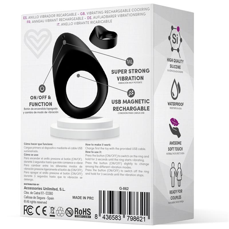 Anillo Vibrador Para Parejas Silicona LATETOBED PICKER