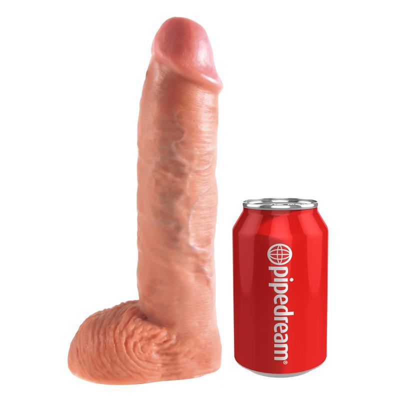 Arnés con Tirantes y Dildo Hueco Colo Natural KING COCK