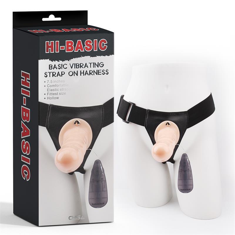 Arnés Hueco Con Dildo y Vibración CHISA
