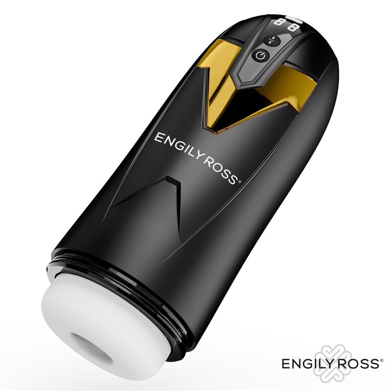 ENGILY ROSS Bloster, masturbador masculino automático con thrusting y 9 modos de vibración, recargable por USB.