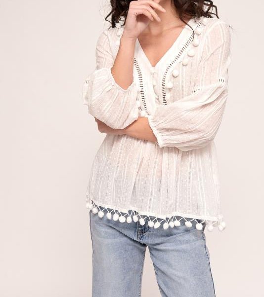 Blusa Boho Ibicenca Manga Larga CÓRDOBA