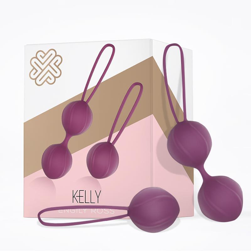 Bolas Vaginales Silicona Púrpura Kegel de Engily Ross Kelly - Quarto Secret