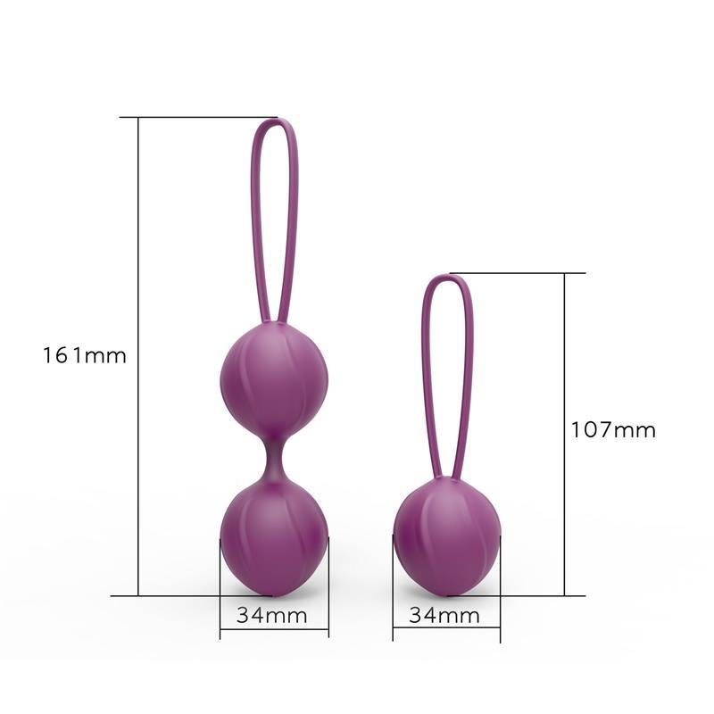 Bolas Vaginales Silicona Púrpura Kegel de Engily Ross Kelly