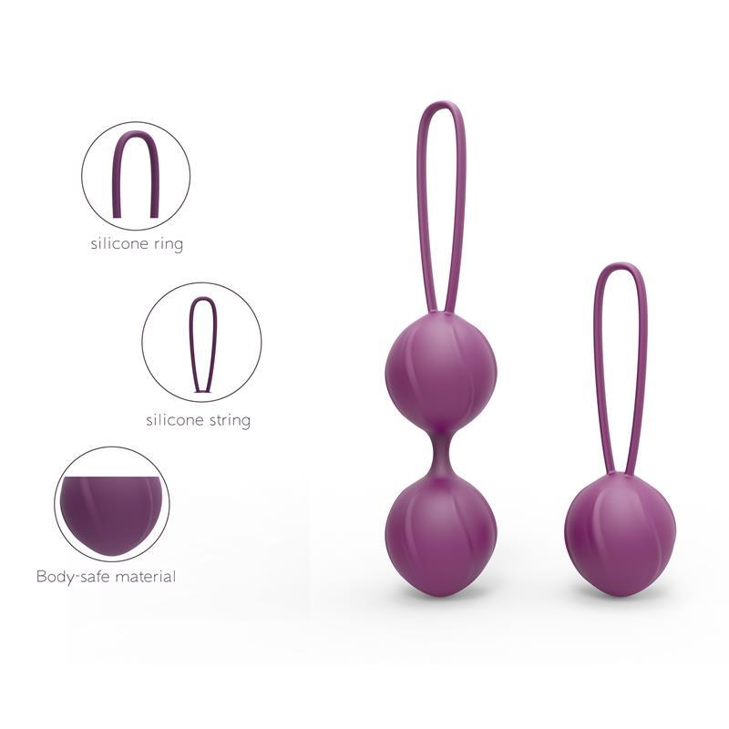 Bolas Vaginales Silicona Púrpura Kegel de Engily Ross Kelly