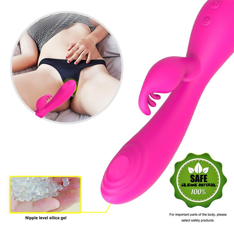 Conejito Vibrador Nalone Magic Stick Fucsia - Estimulación del Punto G y clítoris