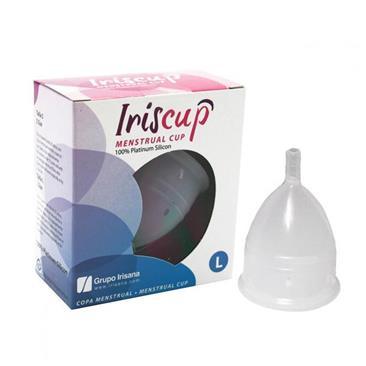 Copa Menstrual Transparente Talla L IRIS CUP IRISANA