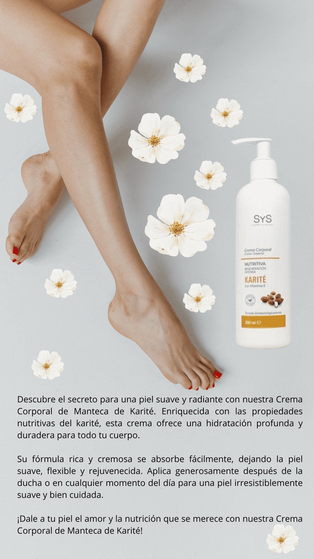 Crema Corporal Manteca Karite Vitamina E SyS