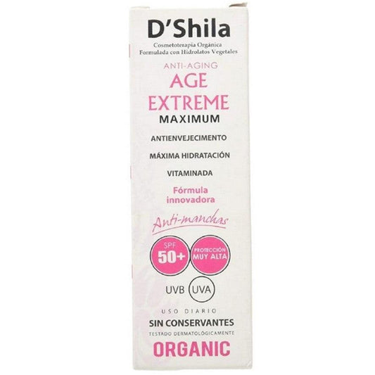 Crema Facial Age Extreme SPF50+ Antimanchas 50ml Shila - Quarto Secret