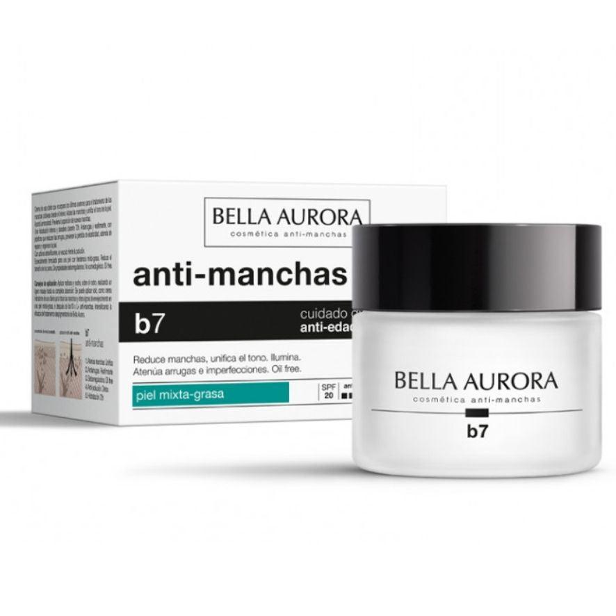 Crema Facial Anti - Manchas Piel Mixta 50ml Bella Aurora B7