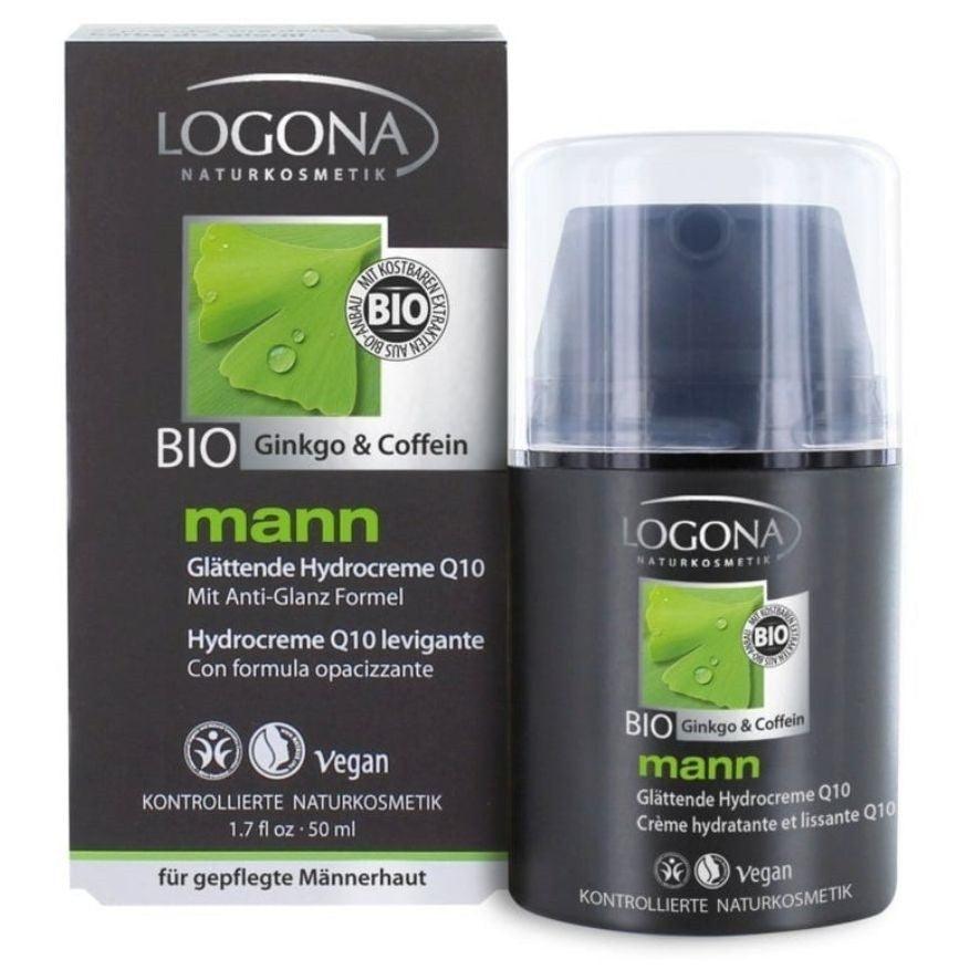 Crema Facial Hidratante Hombre con Q10 Mann SinGluten Bio Vegan 50ml Logona