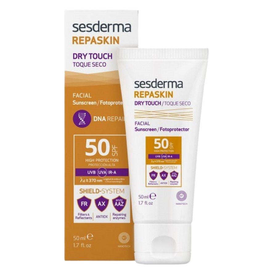 Crema Solar SPF50 Facial Toque Seco Eco 50ml Sesderma Repaskin