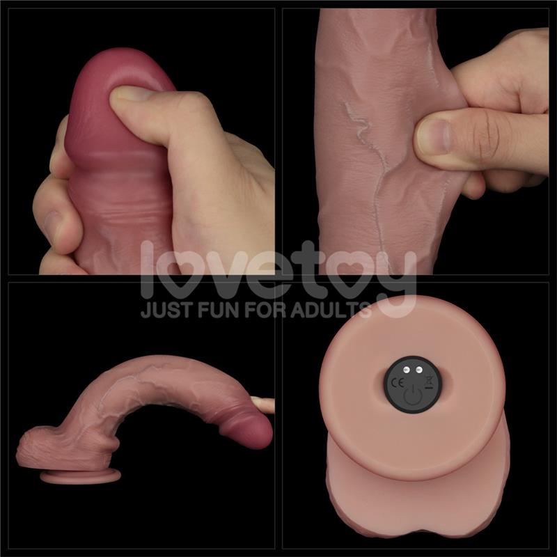 Dildo Realista con Vibración y Ventosa | LOVETOY