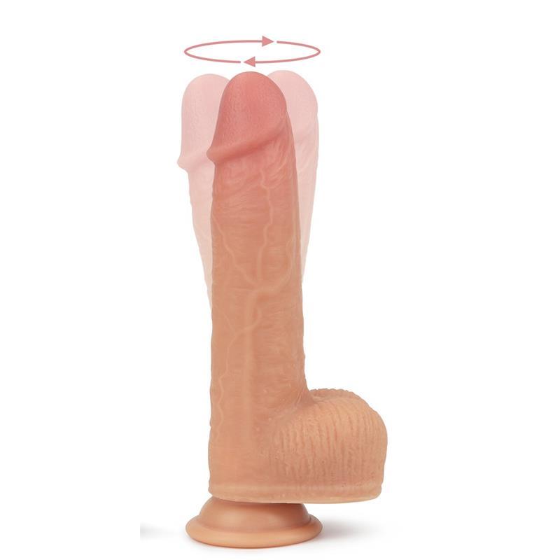 Dildo con Vibración y Rotación NATURE COCK ANTHONY NATURAL LOVETOY