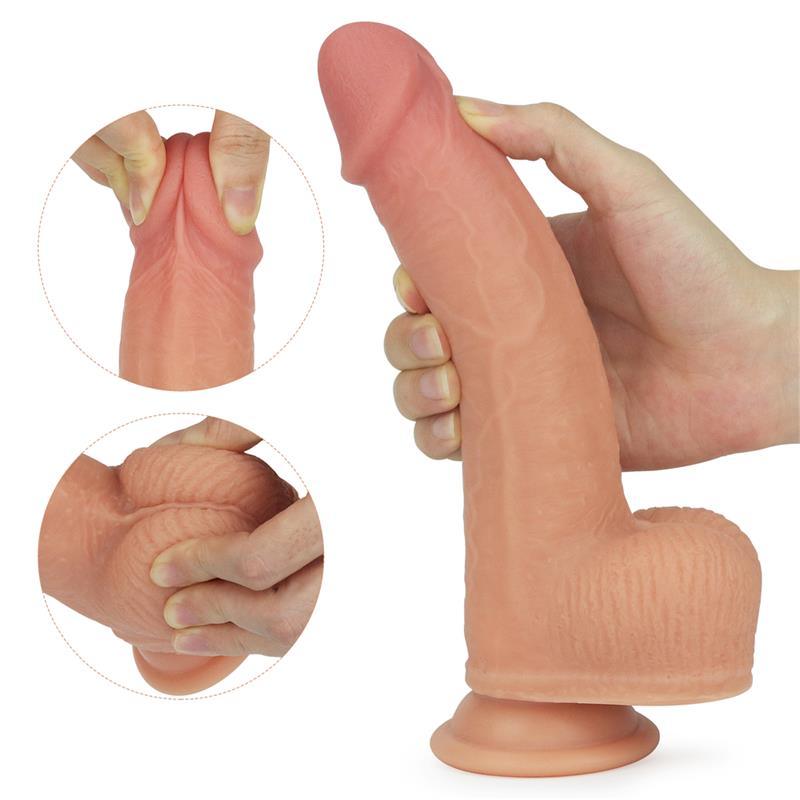 Dildo con Vibración y Rotación NATURE COCK ANTHONY NATURAL LOVETOY