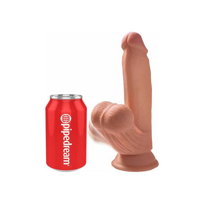 Dildo de Triple Densidad con Testículos Oscilantes CARAMELO KING COCK