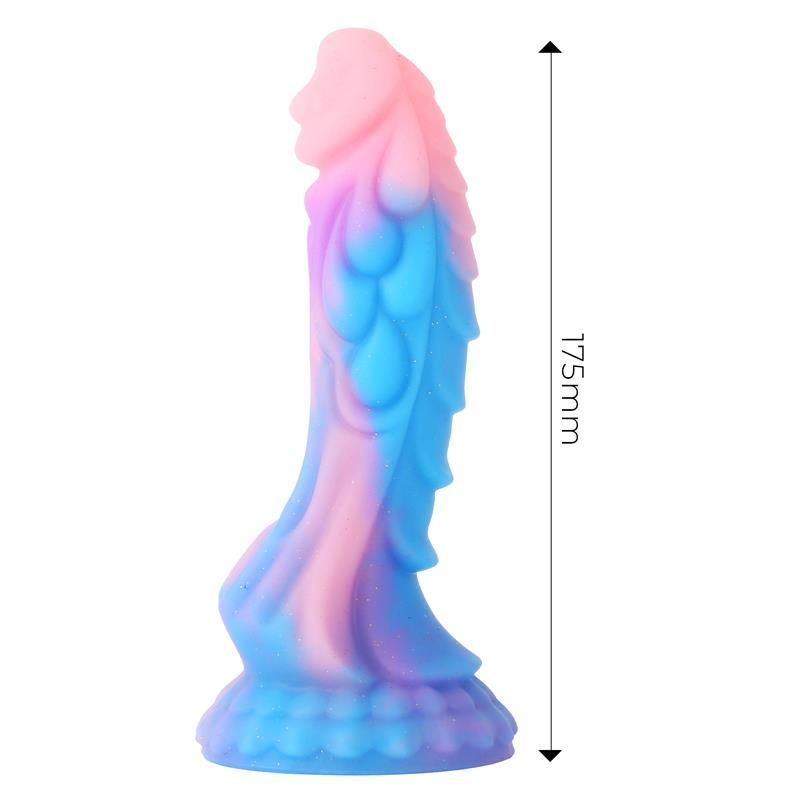 Dildo Dragón Brilla En La Oscuridad BY ENGILY ROSS 18 CM