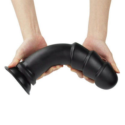 Dildo King Sized Anal R RIPPLES 28 cm NEGRO LOVETOY