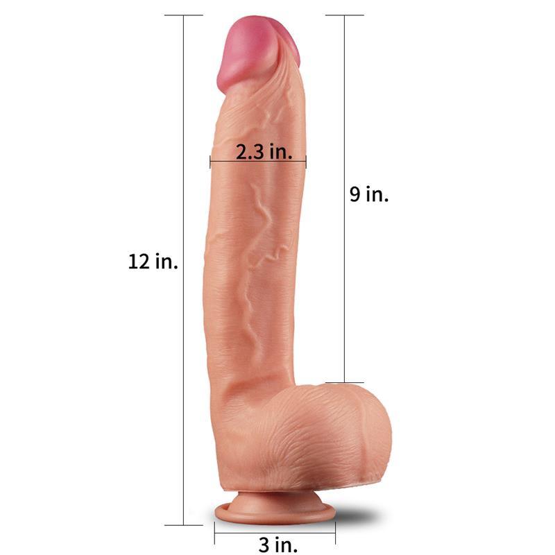 Dildo Nature Dual LAYER NATURAL LOVETOY