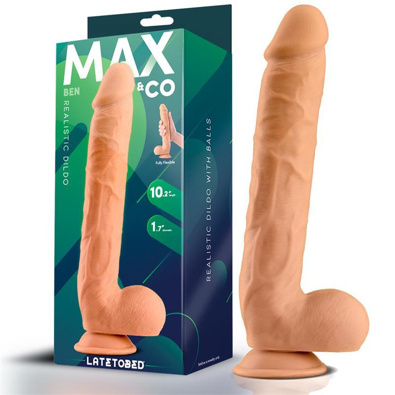 Dildo Realista Con Testículos MAX & CO BEN