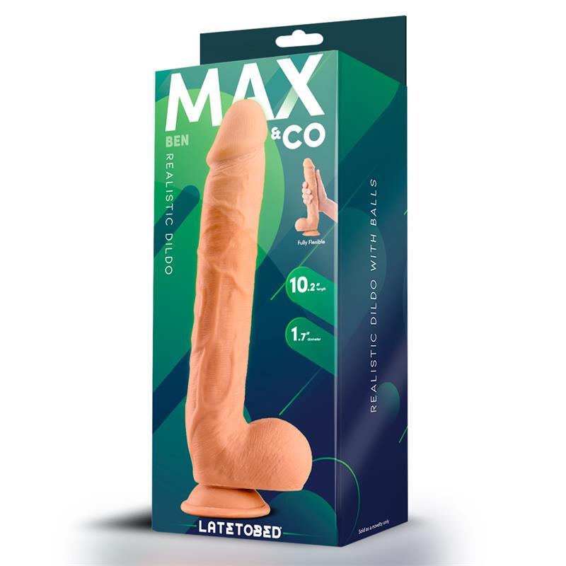 Dildo Realista Con Testículos MAX & CO BEN